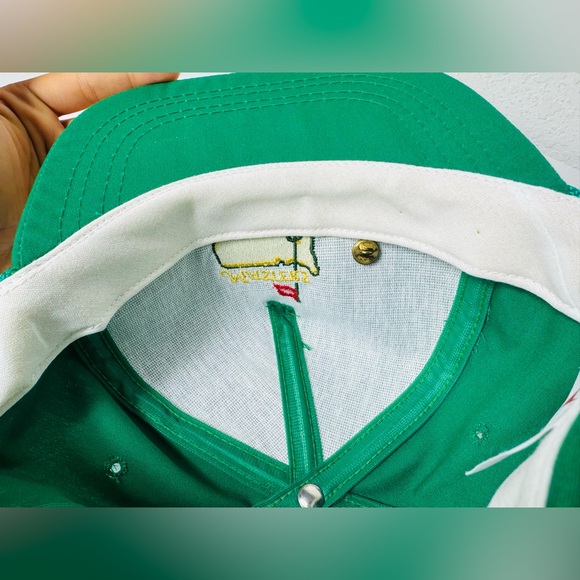 Vintage 1994 Masters Golf Pin And Hat Rare Clean Green Adjustable - Picture 9 of 12